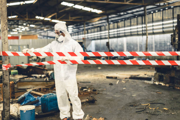 Professional Hoarding Cleanup technician working in Dublin, CA
